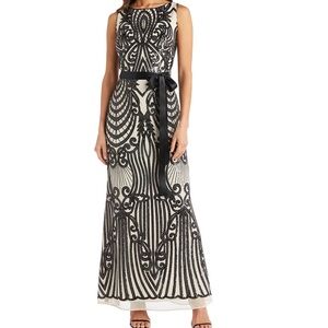 R&M Richard’s Sequin-Embellished Gown